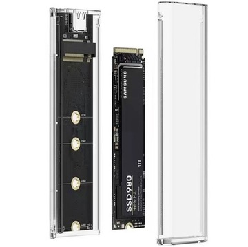 Корпус твердотельного накопителя NVME/SATA PCIe M.2 USB-C Gen2