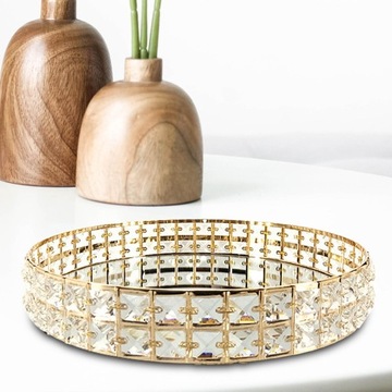 Perfumy Taca do makijażu Tace toaletowe Eleganckie 35 cm