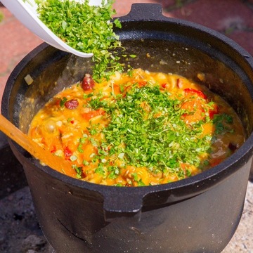 ОХОТНИЧИЙ КОТЕЛ 7 Л ЧУГУННЫЙ КОТЕЛ