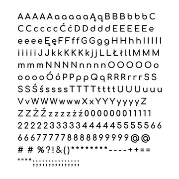 Буквы алфавита 4см. Лесно-зеленый 159 шт.