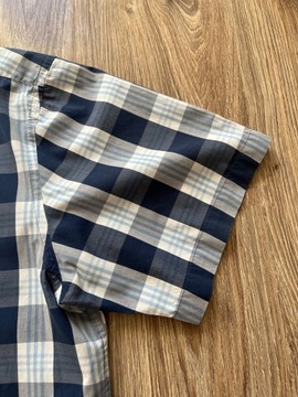 GANT PORTOFINO POPLIN REGULAR FIT męska koszula w kratkę krótki rękaw r. XL