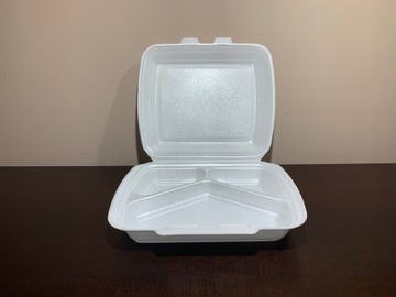 Коробка меню LinPac, 3 части, 125 шт.