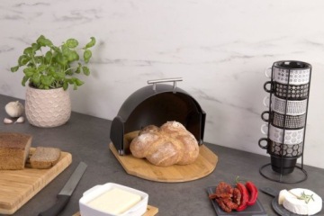 СОВРЕМЕННАЯ МАТОВАЯ ЧЕРНАЯ БОРДЕРБИНКА С БАМБУКОМ ЦЕЛЛЕР