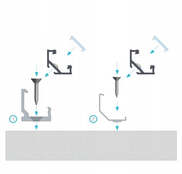 МОНТАЖНЫЙ КРОНШТЕЙН ДЛЯ СВЕТОДИОДНОГО ПРОФИЛЯ LUMINES TYPE C