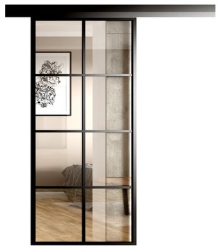 Drzwi Szklane Przesuwne System 65 cm Szyba 8A