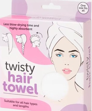 RĘCZNIK NA GŁOWĘ TURBAN DO WŁOSÓW Z MIKROFIBRY