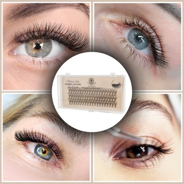 РЕСНИЦЫ TUMBLES Lewer Los Angeles Normal ОБЪЕМ 14мм НАТУРАЛЬНЫЙ ШЕЛК