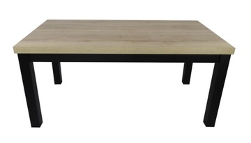 Stół Duży DĄB HALIFAX EGGER Rozkładany 90x160/210