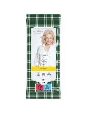 Chusteczki nawilżane do mebli Aroma Home Dorota meble 28szt