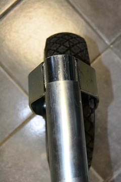 Koło podporowe 48 mm z oponą PU 260x85mm metalowa felga 200kg POLIURETANOWA