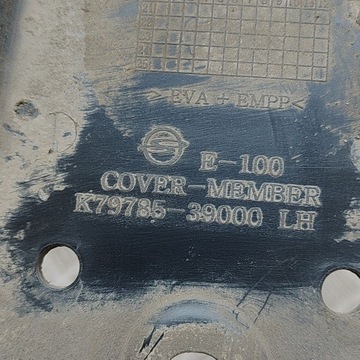 SSANGYONG KORANDO 2022 ZADNÍ STRANA LEVÝ HMOTA KUFRU DO KAROSÉRIE PICKUP