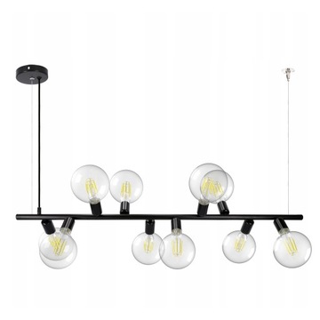 Lampa sufitowa wisząca Loft RETRO 10xE27