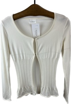 Sweterek damski ecru ICEBERG Made in ITALY USA XS