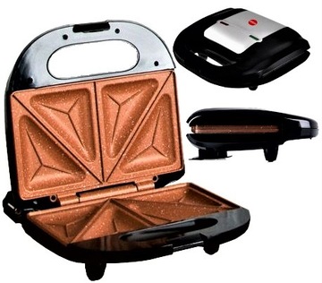 КЕРАМИЧЕСКИЙ ТОСТЕР Eldom 750Вт Черный 2 СЭНДВИЧА С АНТИПРИГАРНЫМ ПОКРЫТИЕМ