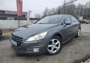 Peugeot 508 I Sedan 2.0 HDi FAP 140KM 2011 Peugeot 508 BOGATA WRSJA 2.0 140KM Head Up sko...