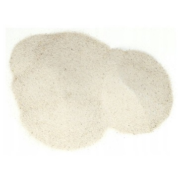 BIAŁY PIASEK KWARCOWY 0,5-1,2 mm 5kg