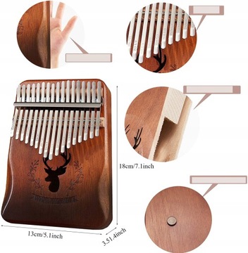 ПОРТАТИВНОЕ АФРИКАНСКОЕ ПИАНИНО КАЛИМБА ZANZA MBIRA