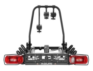Bagażnik Aguri na hak 4 rowery Cruiser zamki