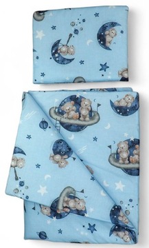 КОМПЛЕКТ ПОСТЕЛЬНОГО БЕЛЬЯ С НАПОЛНИТЕЛЕМ ДЛЯ ДЕТСКОЙ кроватки 90х120 2в1