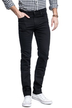 Męskie spodnie jeansowe dopasowane Lee RIDER W32 L30