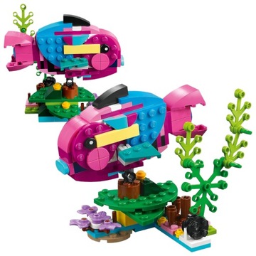 LEGO CREATOR 3W1 EGZOTYCZNA RÓŻOWA PAPUGA PREZENT SUPER ZABAWA