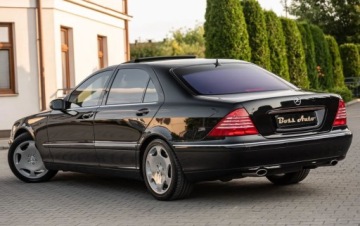 Mercedes Klasa S W220 Sedan 5.5 V12 (600) L 500KM 2003 Mercedes-Benz Klasa S S600L V12 500KM Navi Xeon Skora Masaze Full FULL Gw, zdjęcie 8
