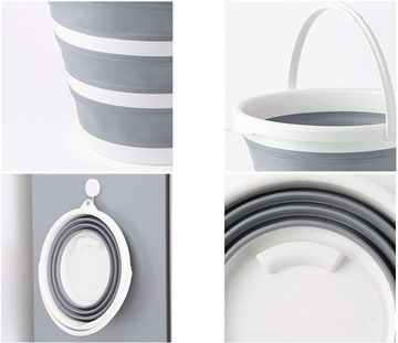 СИЛИКОНОВОЕ ВЕДРО, УНИВЕРСАЛЬНОЕ СКЛАДНОЕ ВЕДРО 10