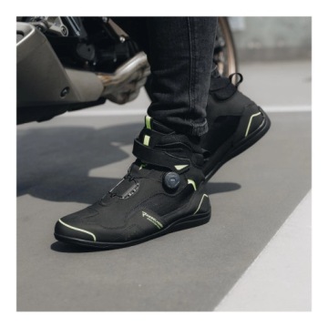 REBELHORN SPARK II BLACK/FLUO YELLOW мотоциклетные короткие ботинки БЕСПЛАТНО