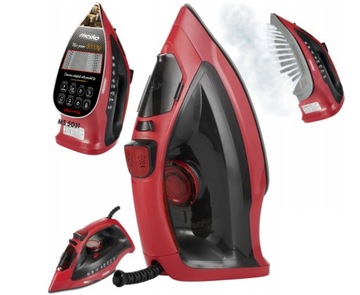 MOCNE ŻELAZKO PAROWE CERAMICZNE 3000 W 8w1 STRAŻAK
