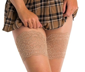 OPASKI NA UDA PRZECIW OTARCIOM KORONKOWE OZDOBNE 1/2