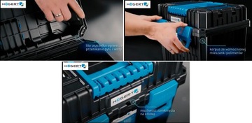 Ящик для инструментов на колесах, 2 мобильных модуля.