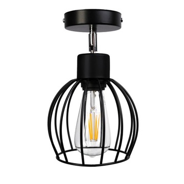 LAMPA WISZĄCA SUFITOWA KINKIET KULA DRUCIANA LED