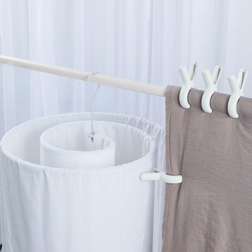 ЗАЖИМ ДЛЯ ОДЕЖДА КРЮЧОК ВЕШАЛКА ЗАЖИМ ДЛЯ СУШКИ ОДЕЖДЫ 6 ШТ.