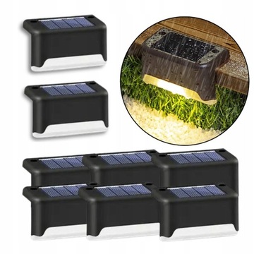LAMPA SOLARNA LED OGRODOWE ZEWNĘTRZNA BALKON 8 SZT