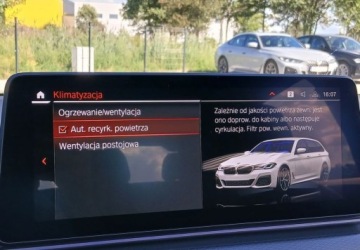 BMW Seria 5 G30-G31 Touring Facelifting 2.0 520i 184KM 2023 BMW Seria 5 BMW 520i M Sport Touring Aero Head Up Klimatyzacja 4x Kamera, zdjęcie 17