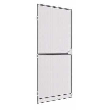 MOSKITIERA NA DRZWI ALUMINIOWA 100x215cm BIAŁA SIATKA NA KOMARY OWADY