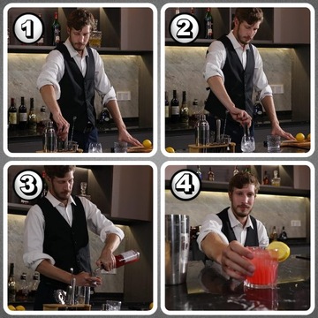 ПРОФЕССИОНАЛЬНЫЙ БАРМЕННЫЙ НАБОР ДЛЯ НАПИТКОВ ШЕЙКЕР
