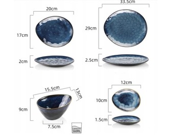Vancasso керамогранитный обеденный сервиз STARRY, 33 предм.
