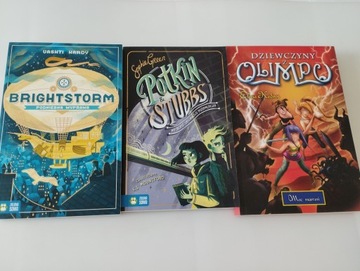 Zestaw 3 książek Dziewczyny z Olimpu, Potkin & Stubbs, Brightstorm Zielona
