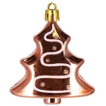 Небьющиеся ШАРЫ ДЛЯ РОЖДЕСТВЕНСКОЙ ЁЛКИ БАЛЬНОЕ ПЛАТЬЕ 77 шт, микс НАБОР