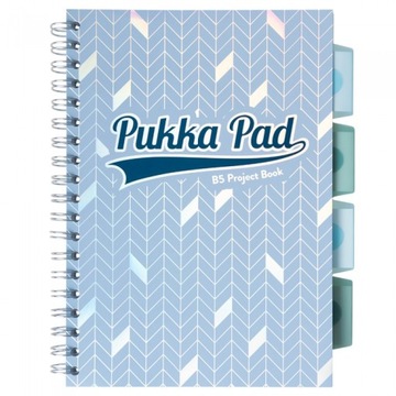 Kołozeszyt Pukka Pad B5 Glee Project Book niebieski jasny, kratka