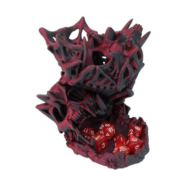 Średni koszmar - wieża do kości Cinderwing3D Nightmare Dice Tower Czerwony