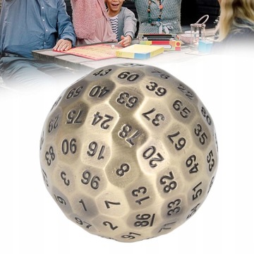 ЛАТУННЫЕ КОСТИ DICE D100 RPG + КЕЙС