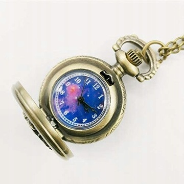 Zegarek kieszonkowy Mae brzowe kwarcowe zegarki