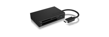 Кардридер ICY BOX IB-CR401-C3 USB 3.2 Gen 1 (3.1 Gen 1) Type-C Черный