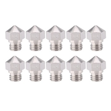 10PCS Stainless Steel MK10 Extruder Nozzle 3D Printer Accessories