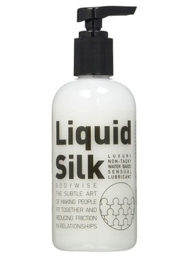 Lubrykant żel intymny Liquid Silk 250ml wodny nie plami 1szt butelka pompka