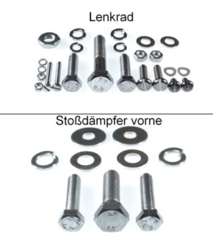 Шурупы MZ ES 250/2 TROPHY, оцинкованные, класс 8,8, разделены на группы