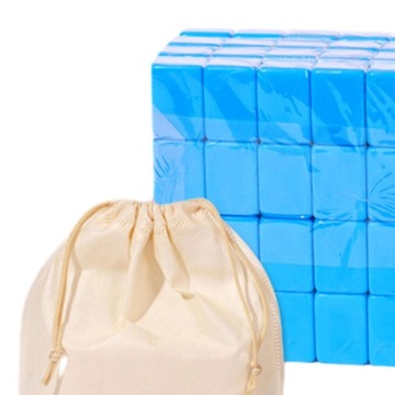 Дорожный набор маджонга для мозговой деятельности, стратегическая игра в кости для детей, мальчиков, 24 мм, синий