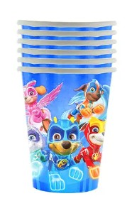 KUBECZKI JEDNORAZOWE PSI PATROL PAPIEROWY 10 SZT HAPPY BIRTHDAY PAW PATROL